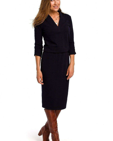 Elegant Everyday Cotton Knit Dress