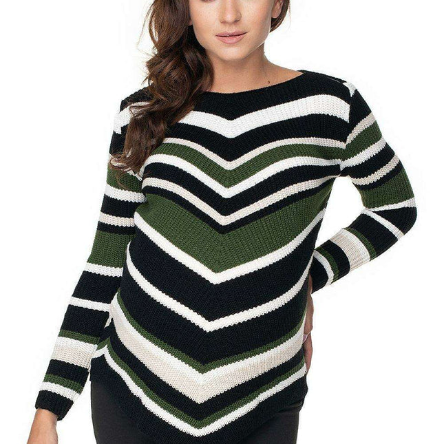 Chic Maternity Knit Sweater by PeeKaBoo