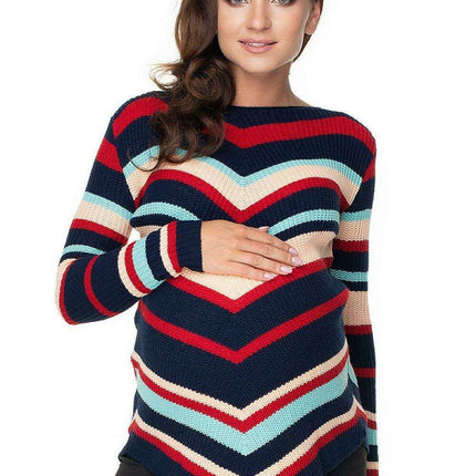 Chic Maternity Knit Sweater by PeeKaBoo