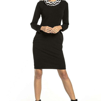 Versatile Knit Sweatshirt Dress with Chic Details