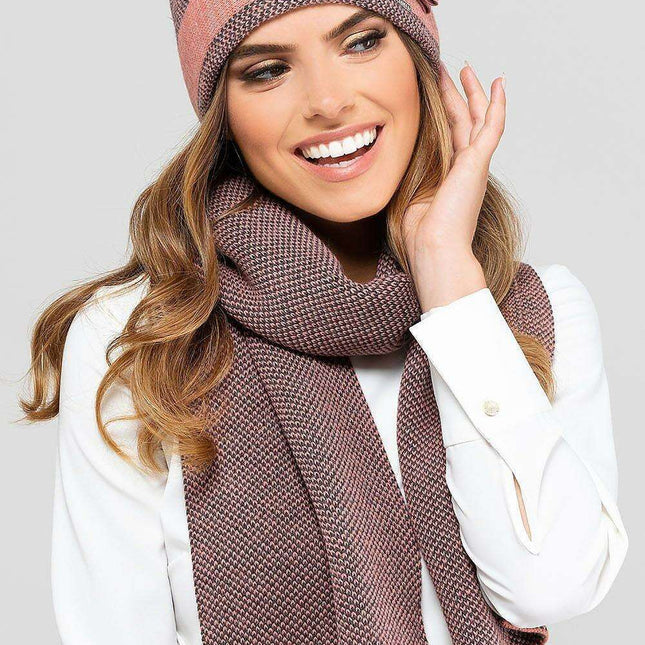 KATALONIA Elegant Bow-Embellished Winter Cap