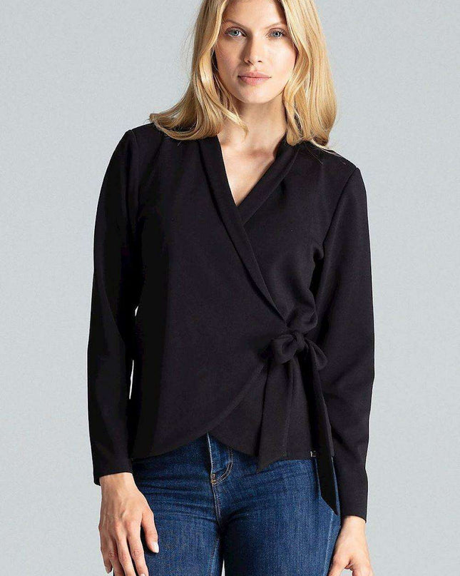 Nautical Elegance Structured Jacket-Inspired Top
