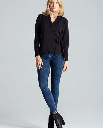 Nautical Elegance Structured Jacket-Inspired Top