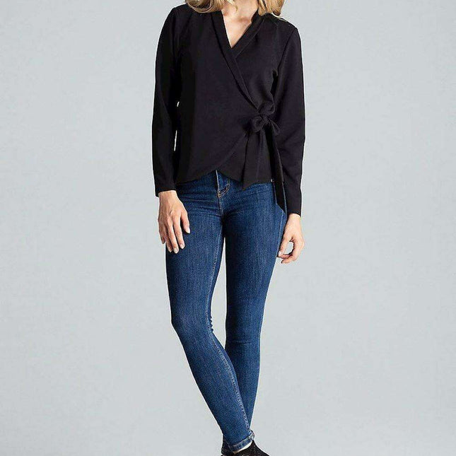 Nautical Elegance Structured Jacket-Inspired Top