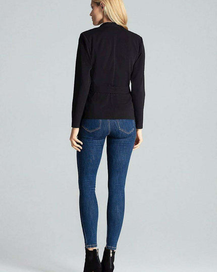 Nautical Elegance Structured Jacket-Inspired Top