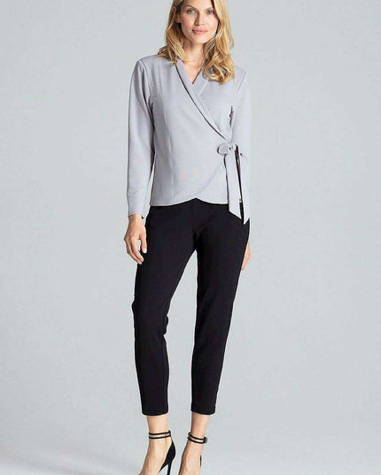 Nautical Elegance Structured Jacket-Inspired Top
