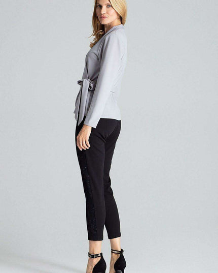 Nautical Elegance Structured Jacket-Inspired Top
