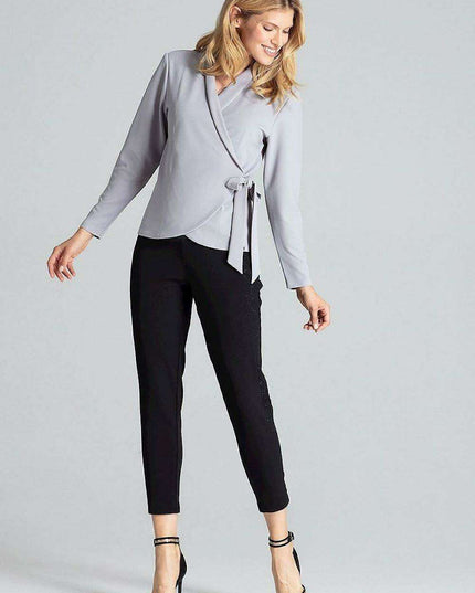 Nautical Elegance Structured Jacket-Inspired Top