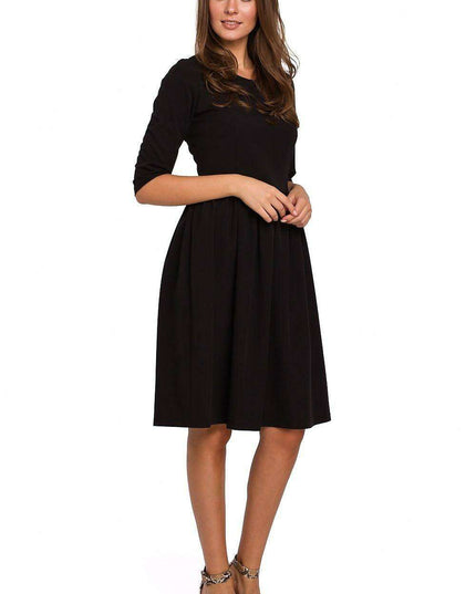 Elegant Flared Midi Dress