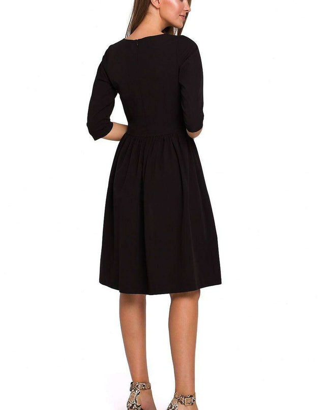 Elegant Flared Midi Dress