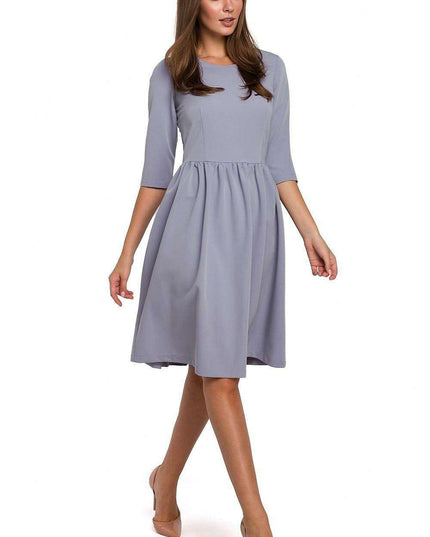 Elegant Flared Midi Dress