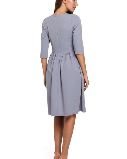 Elegant Flared Midi Dress