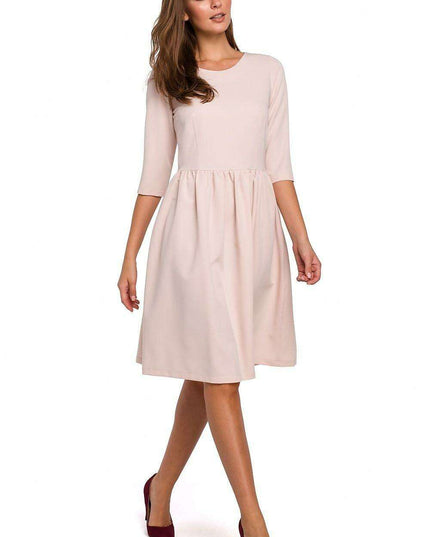 Elegant Flared Midi Dress