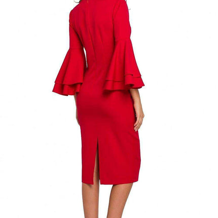 Elegant Flowing Sleeve Cocktail Dress for Memorable Occasions