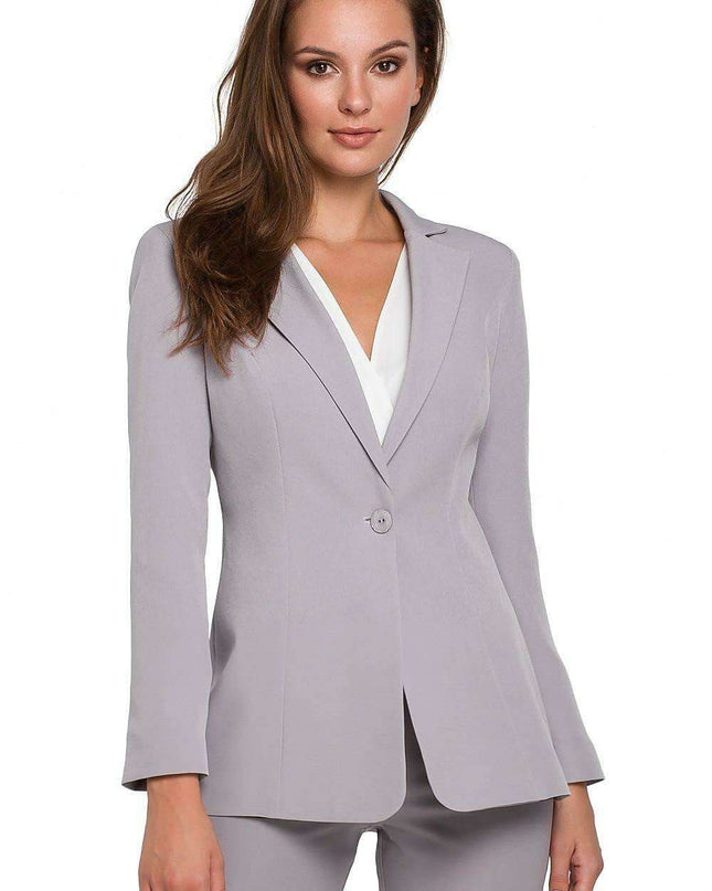 Sophisticated One-Button Suit Jacket for Men