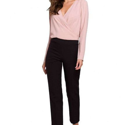 Sophisticated Silver Threaded Cigarette Pants