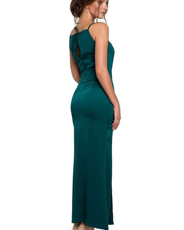 Elegant Halter Neck Maxi Gown