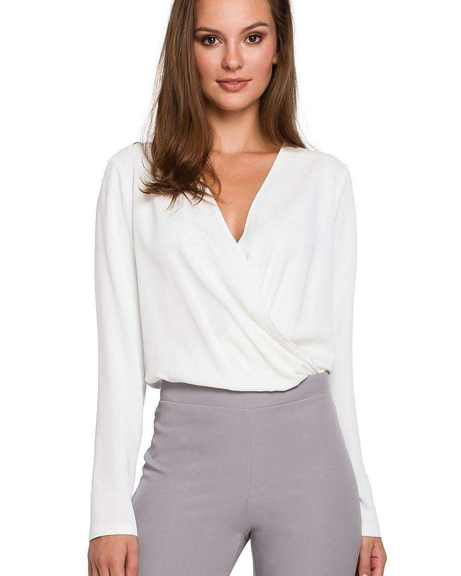Elegant Envelope Cut Blouse for Every Occasion