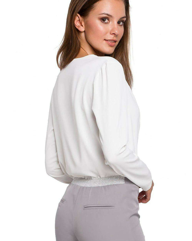 Elegant Envelope Cut Blouse for Every Occasion