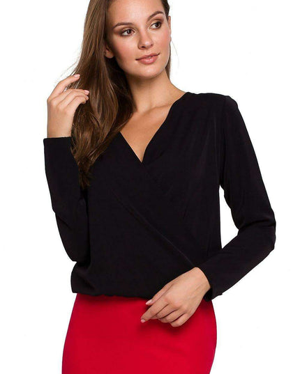 Elegant Envelope Cut Blouse for Every Occasion