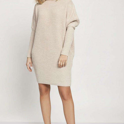 Chic Off-Shoulder Oversized Knit Sweater Tunic