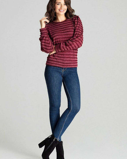 Chic Black Kimono Sleeve Knit Top