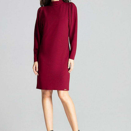 Chic Black Midi Dress with Statement Puff Sleeves