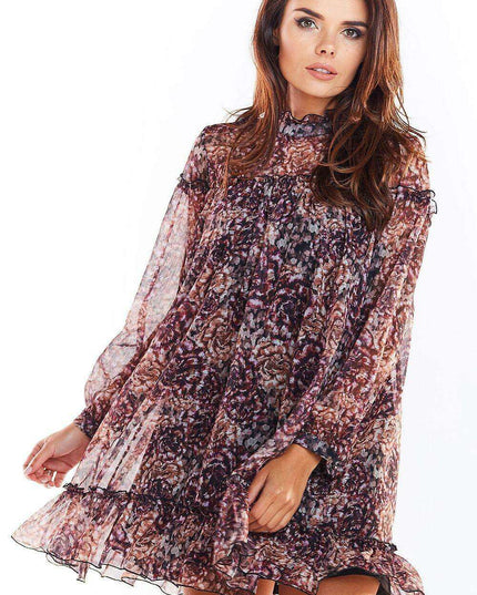 Chic Cocktail Chiffon Mini Dress for Effortless Elegance