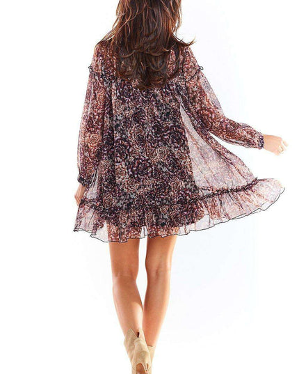 Chic Cocktail Chiffon Mini Dress for Effortless Elegance