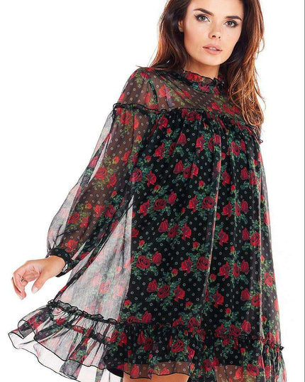 Chic Cocktail Chiffon Mini Dress for Effortless Elegance