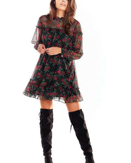 Chic Cocktail Chiffon Mini Dress for Effortless Elegance