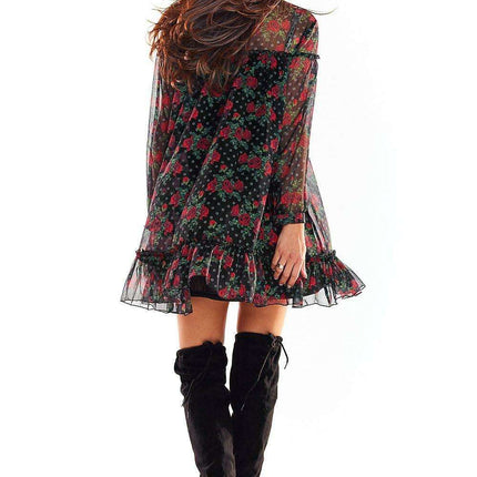 Chic Cocktail Chiffon Mini Dress for Effortless Elegance