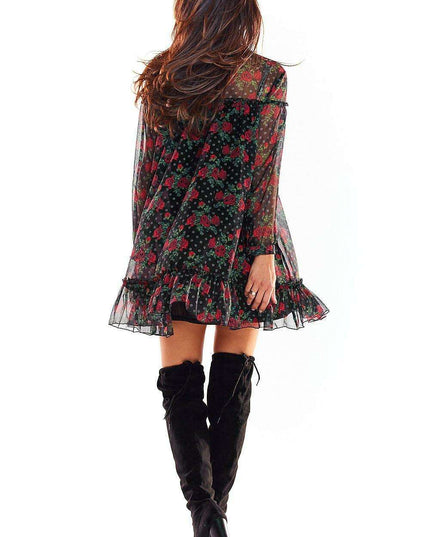 Chic Cocktail Chiffon Mini Dress for Effortless Elegance