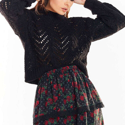 Elegant Dual-Layer Lace Mini Skirt with Stretchy Waistband