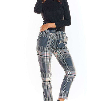 Stylish Women's Elastic Waist Trousers - Comfort Meets Urban Fashion