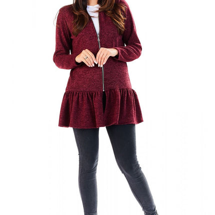Awama Professional Cardigan with Soft Knit Fabric and Elegant Design