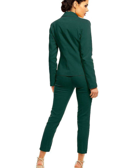 Elegant Pointed Collar Blazer