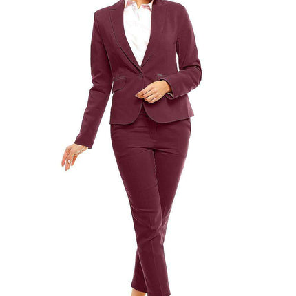 Elegant Pointed Collar Blazer