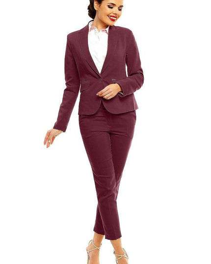 Elegant Pointed Collar Blazer