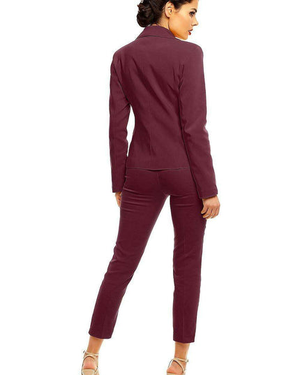 Elegant Pointed Collar Blazer