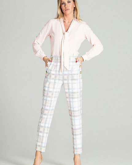 Elegant Leopard Print Blouse with Sash Tie and Long Sleeves