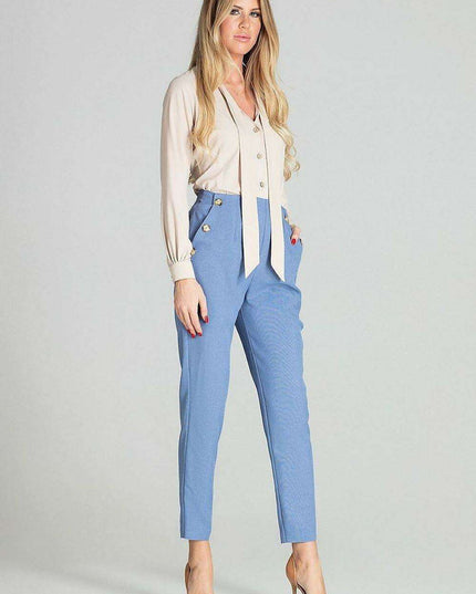 Elegant Leopard Print Blouse with Sash Tie and Long Sleeves