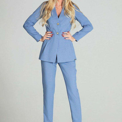 Chic Plaid Spring Jacket with Innovative Cheese Neckline