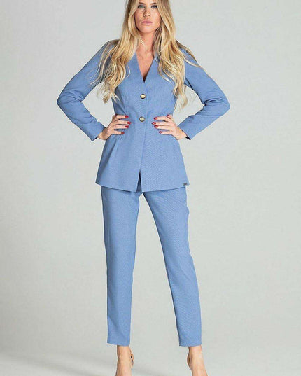 Chic Plaid Spring Jacket with Innovative Cheese Neckline