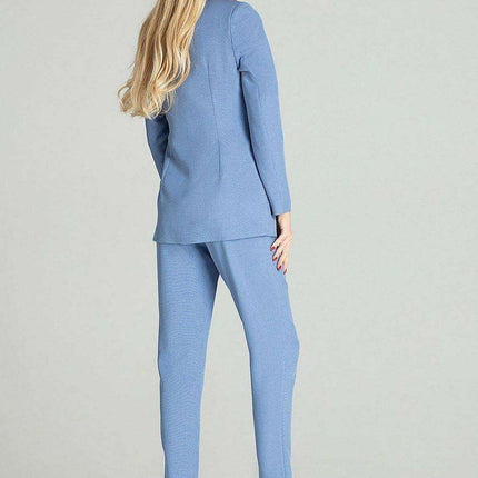 Chic Plaid Spring Jacket with Innovative Cheese Neckline