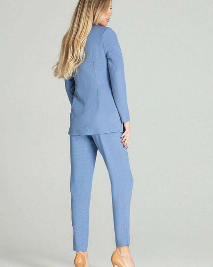 Chic Plaid Spring Jacket with Innovative Cheese Neckline