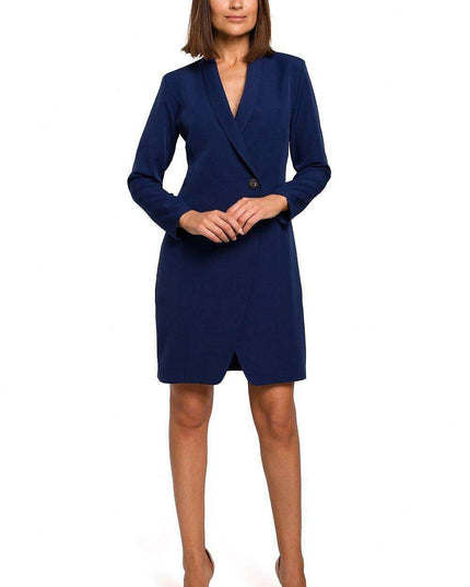 Chic Minimalist Button-Down Day Dress