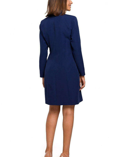 Chic Minimalist Button-Down Day Dress