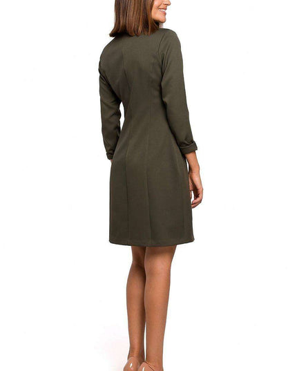 Chic Minimalist Button-Down Day Dress