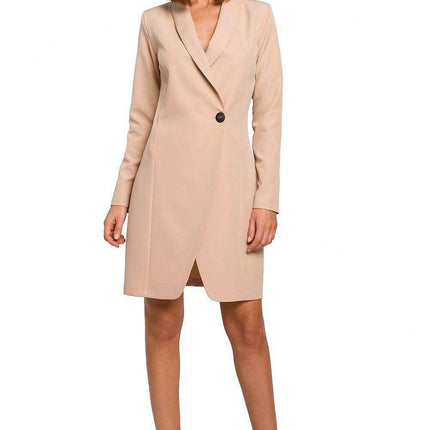 Chic Minimalist Button-Down Day Dress